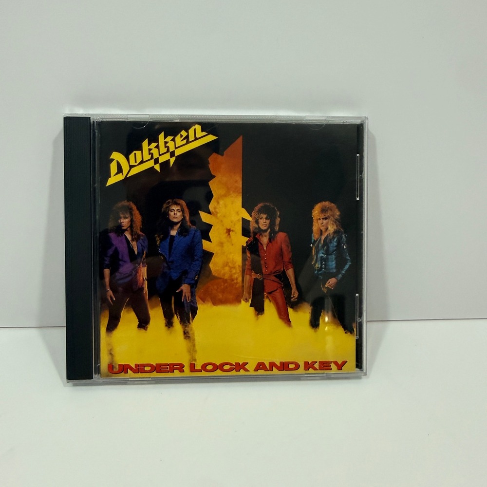 Dokken Under Lock and Key CD Music OS Black Excellent 1985 Heavy Metal Rock